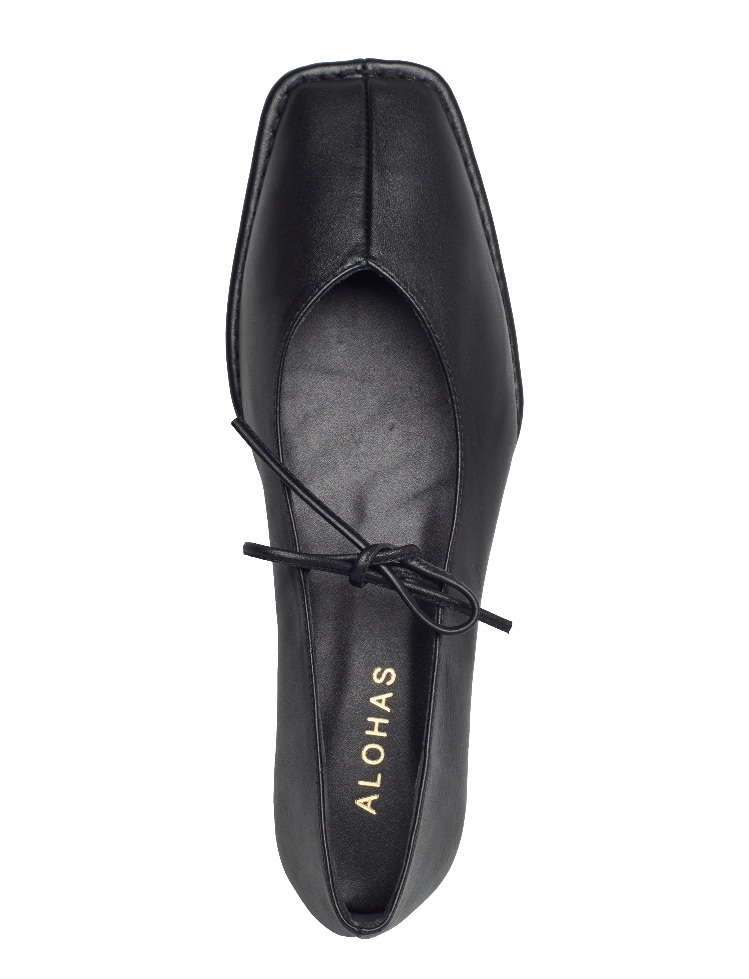 ALOHAS - Sway Burgundy Leather Ballet Flats - besondere anlässe - black - 4