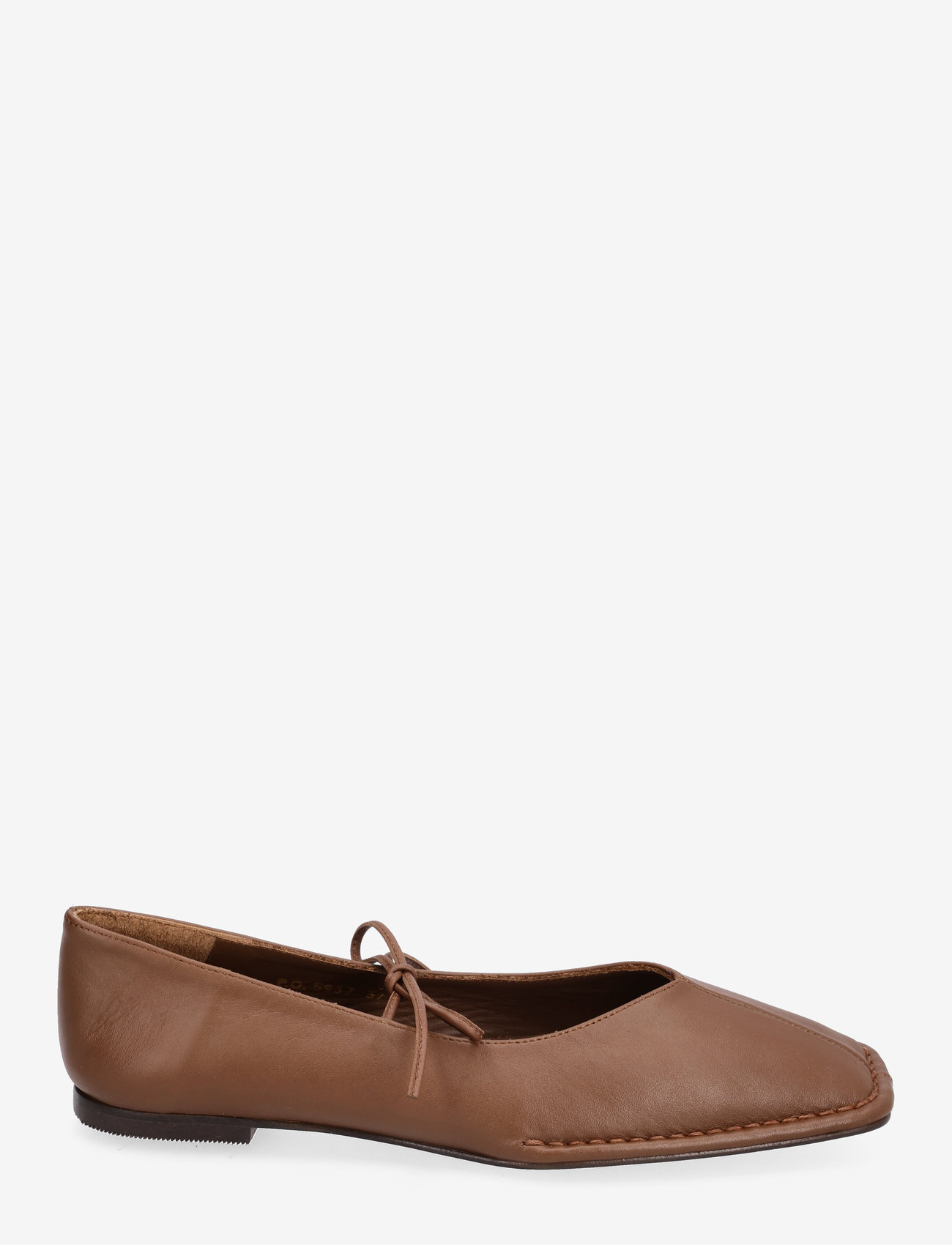 ALOHAS - Sway Burgundy Leather Ballet Flats - special occasions - chestnut brown - 2