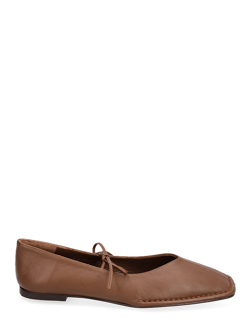 ALOHAS - Sway Burgundy Leather Ballet Flats - fyrir sérstaka viðburði - chestnut brown - 2