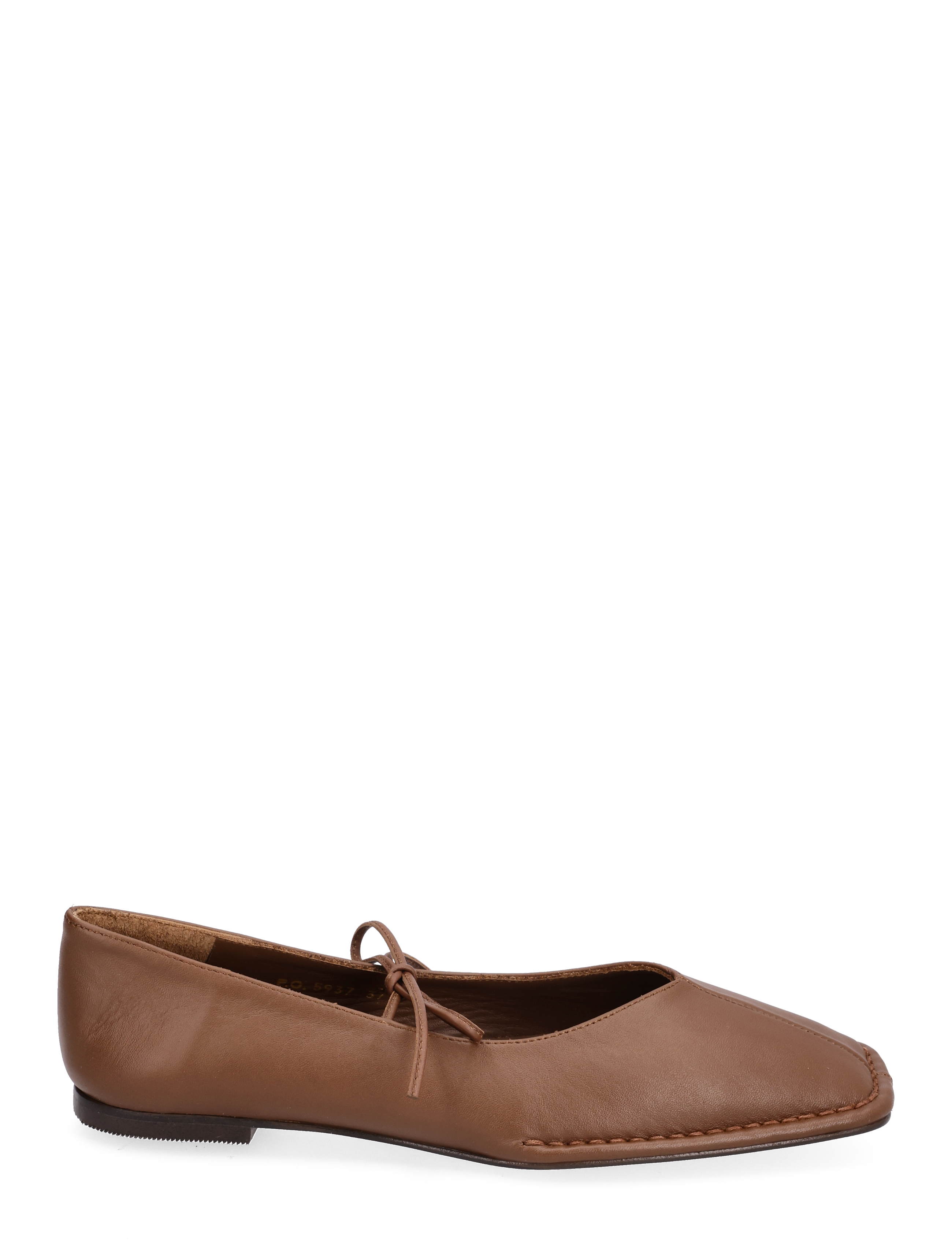 ALOHAS - Sway Burgundy Leather Ballet Flats - besondere anlässe - chestnut brown - 2