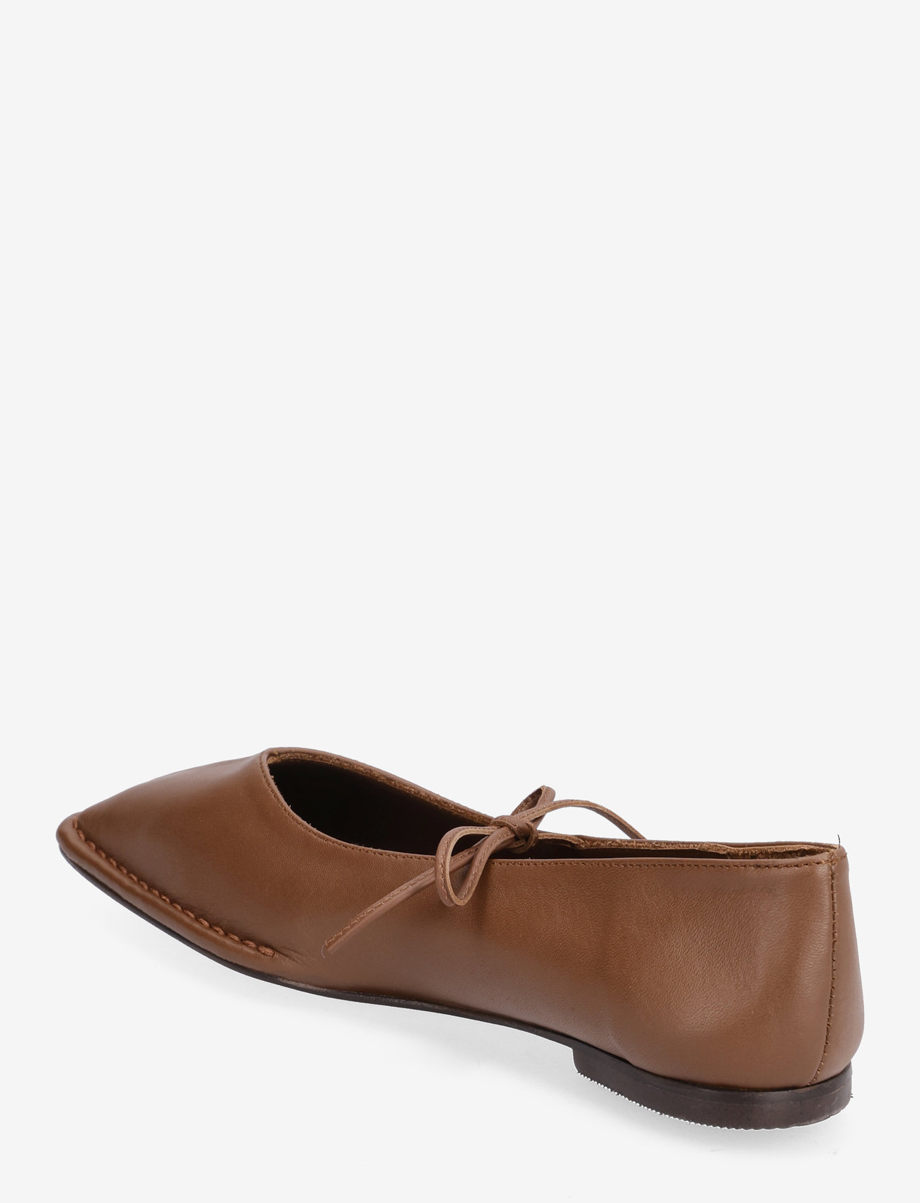 ALOHAS - Sway Burgundy Leather Ballet Flats - special occasions - chestnut brown - 3