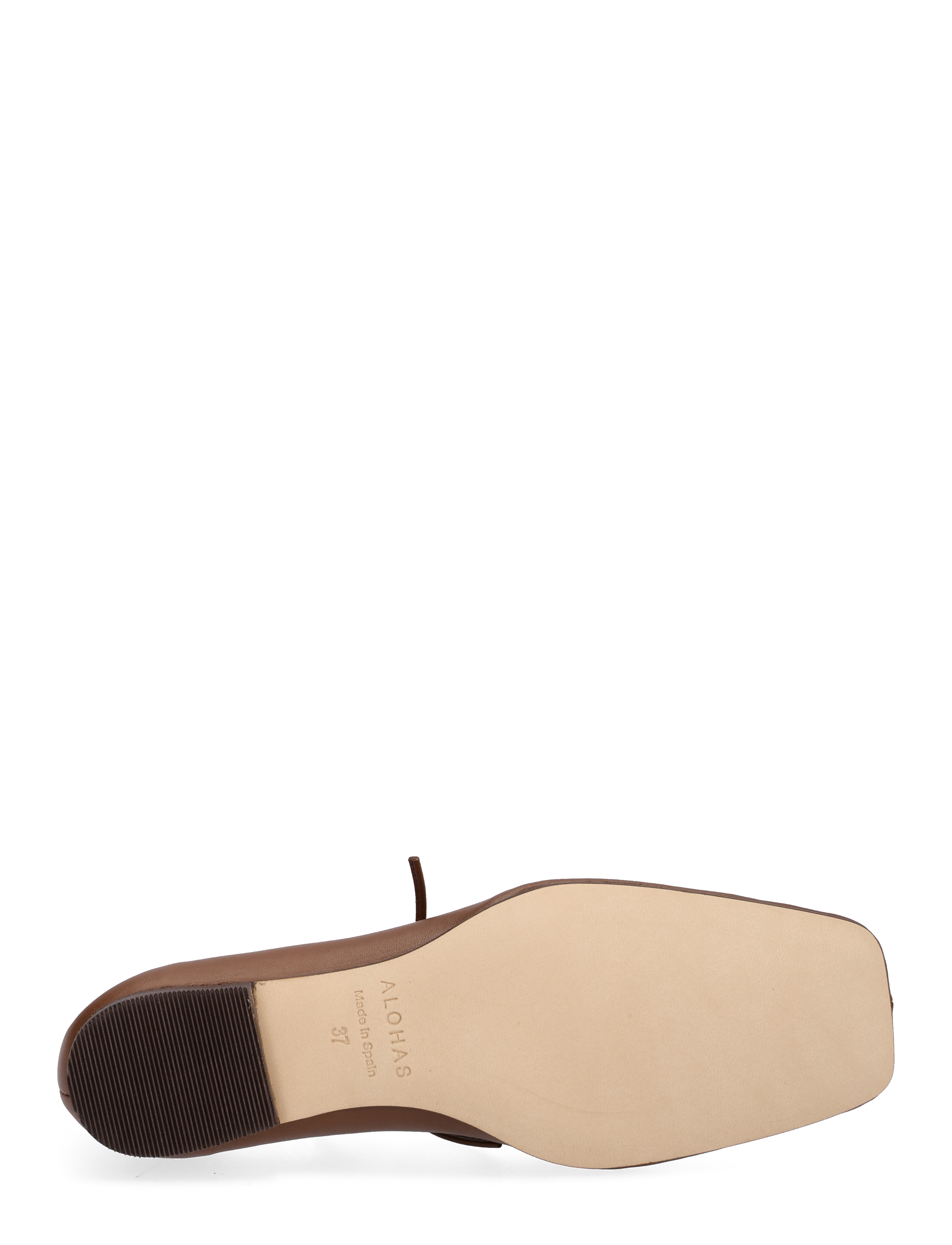 ALOHAS - Sway Burgundy Leather Ballet Flats - besondere anlässe - chestnut brown - 5