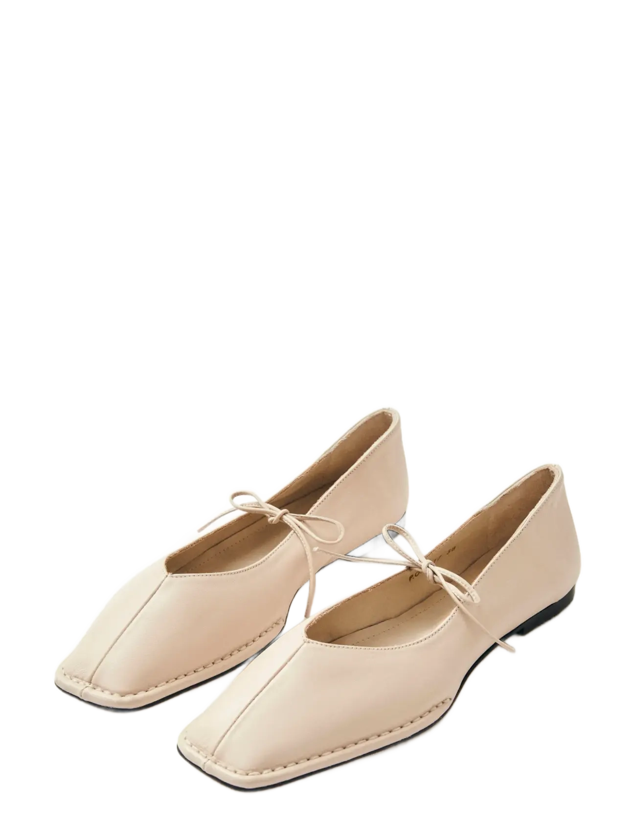 ALOHAS Leder Ballet Flats Cream - 41 - Damen