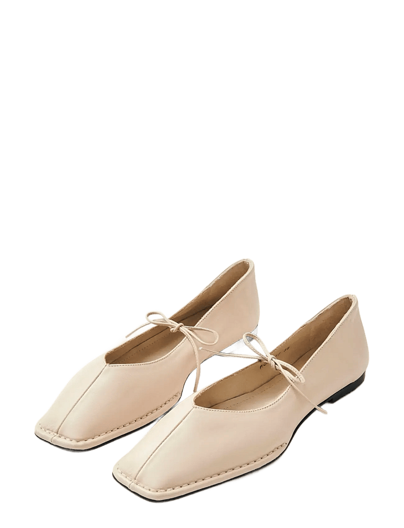 ALOHAS - Sway Burgundy Leather Ballet Flats - besondere anlässe - cream - 1