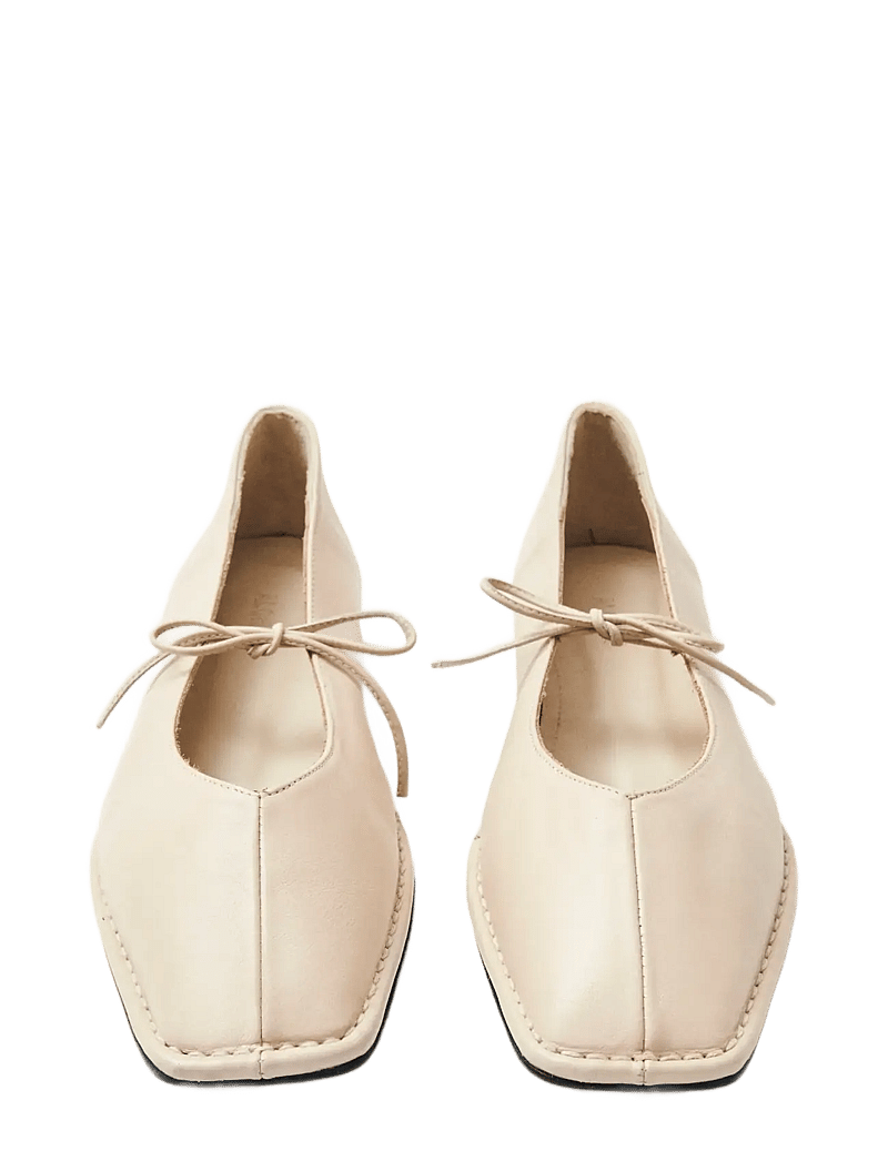 ALOHAS - Sway Burgundy Leather Ballet Flats - besondere anlässe - cream - 4