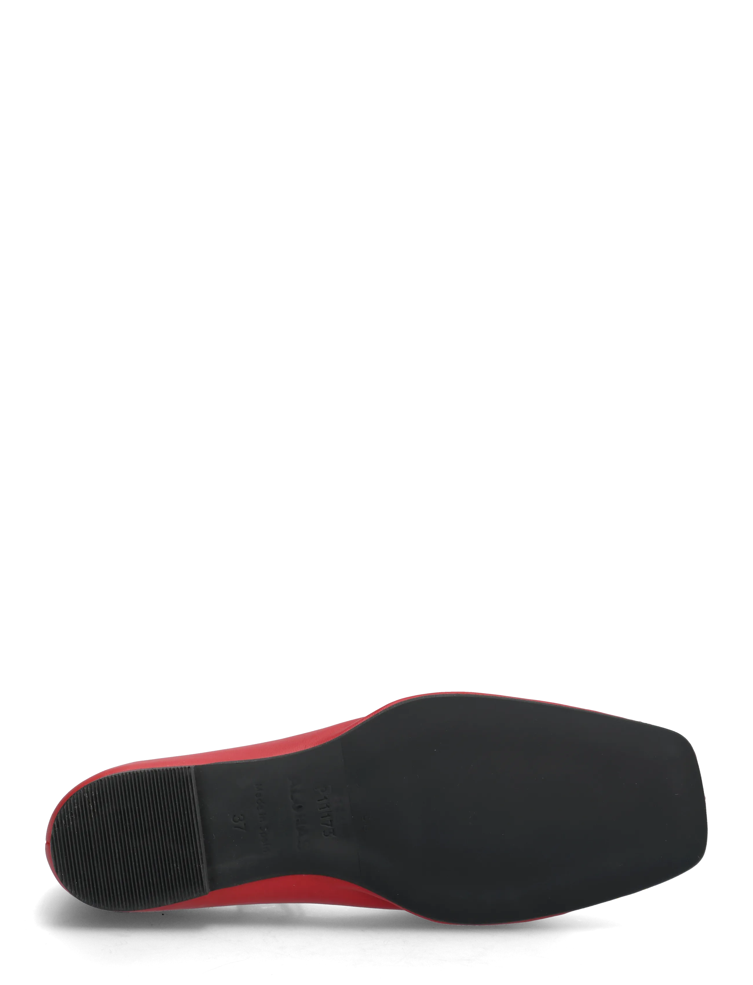 ALOHAS - Sway Burgundy Leather Ballet Flats - erityistilaisuudet - red - 4