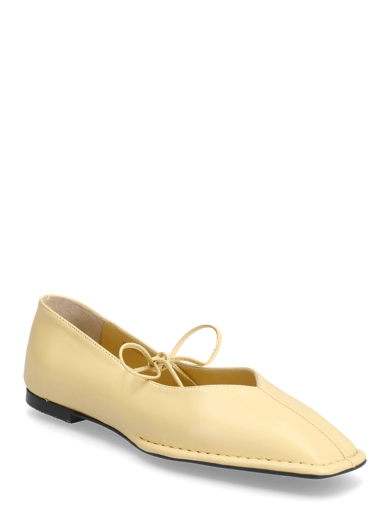 ALOHAS - Sway Black Leather Ballet Flats - erilised sündmused - vanilla - 0