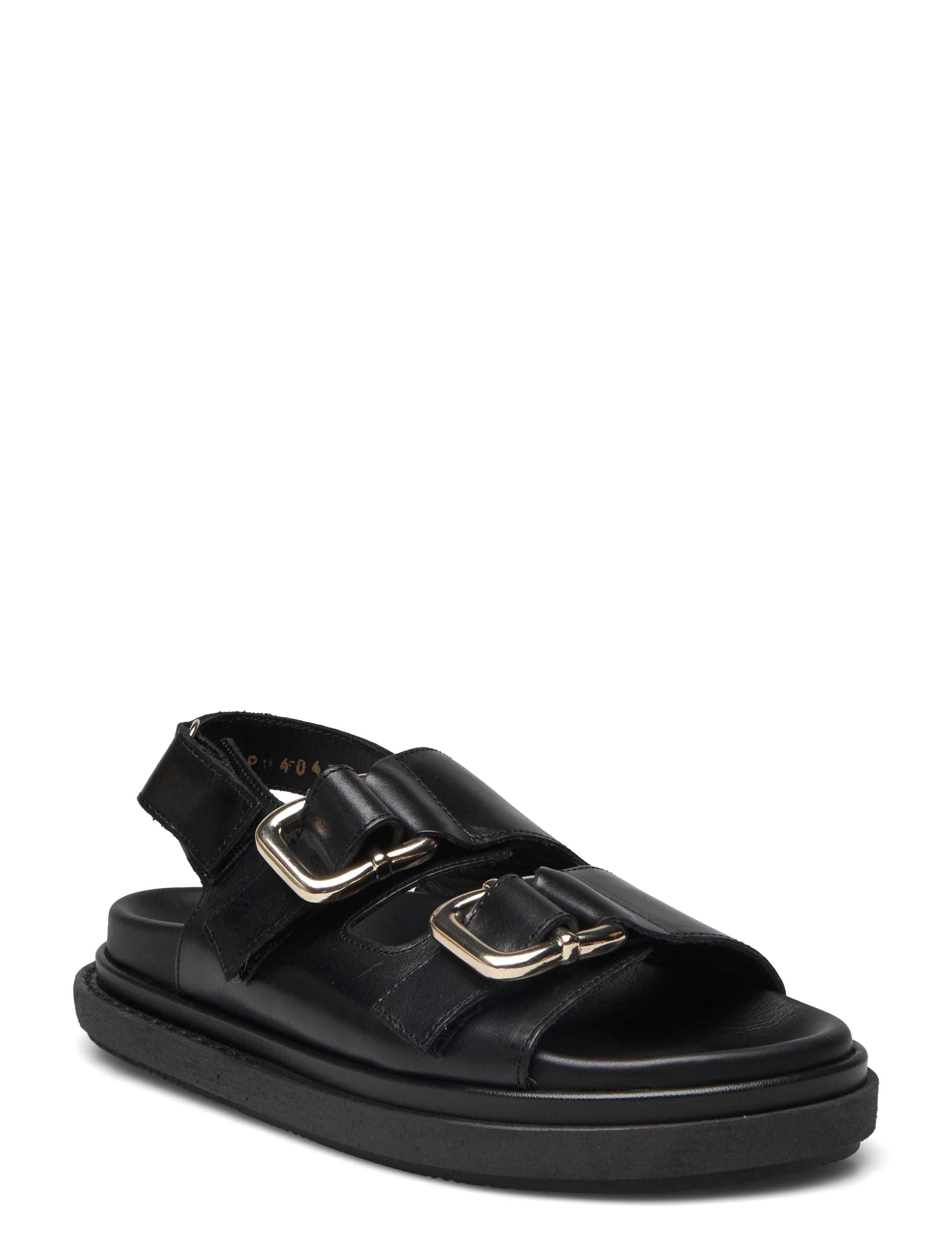 ALOHAS Harper Cream Leder Sandalen Schwarz - 40 - Damen