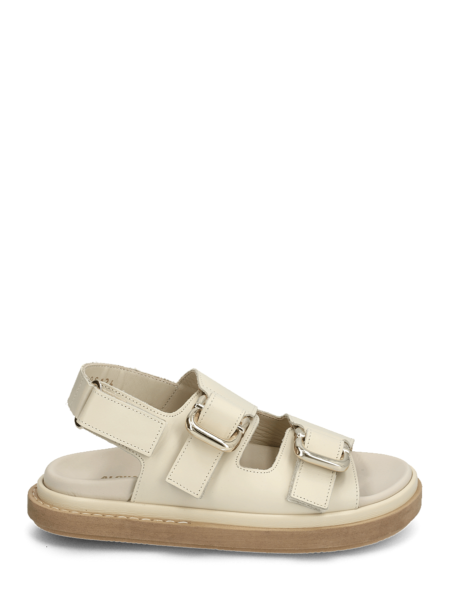 ALOHAS - Harper Cream Leather Sandals - flache sandalen - cream - 2