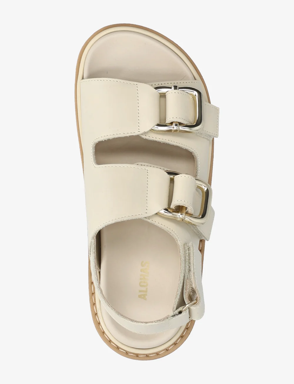 ALOHAS - Harper Sandal - flate sandaler - cream - 3