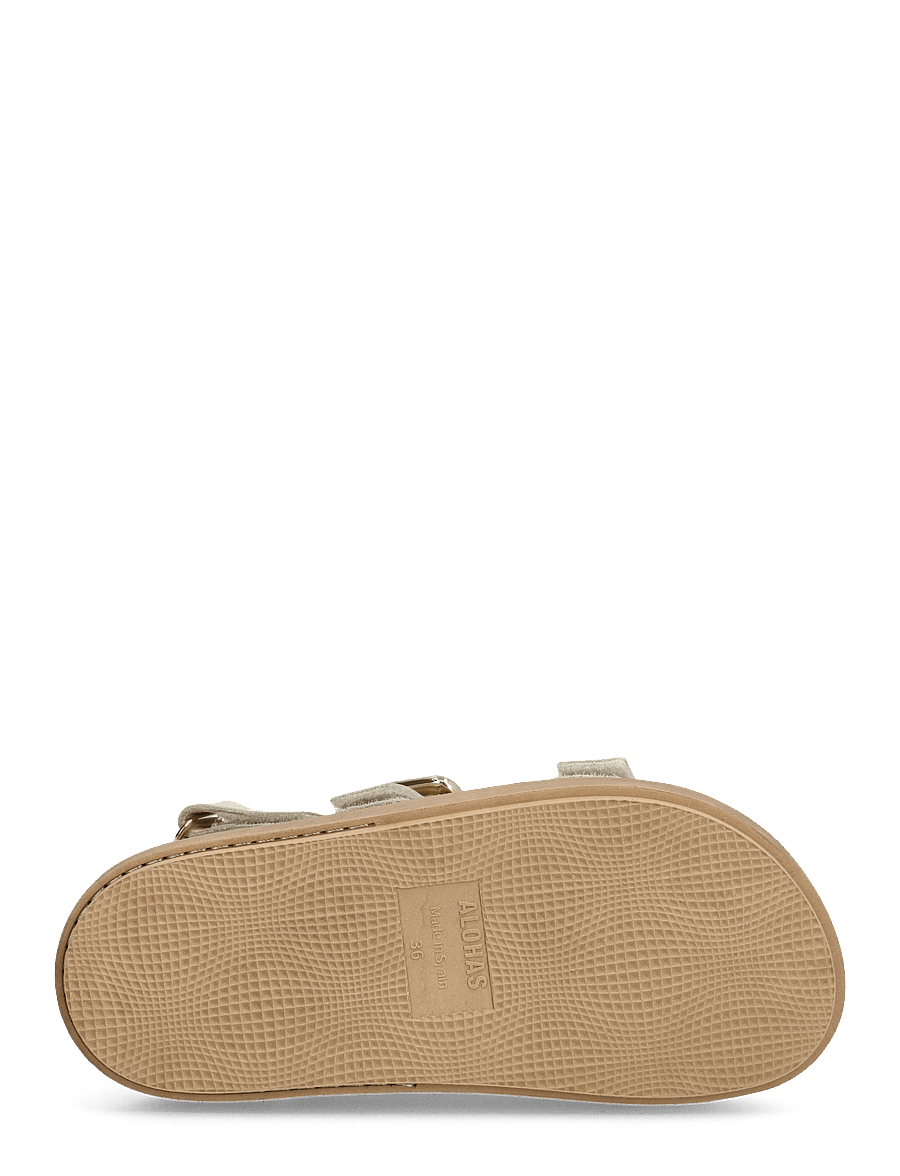 ALOHAS - Harper Cream Leather Sandals - flache sandalen - cream - 5