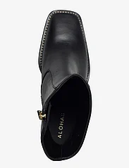 ALOHAS - Francesca Black Leather Ankle Boots - hög klack - black - 3