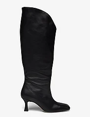 ALOHAS - Billy Black Leather Boots - langskaftede støvler - black - 1