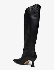 ALOHAS - Billy Black Leather Boots - langskaftede støvler - black - 2