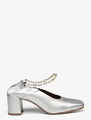 ALOHAS - Agent Anklet Shimmer Silver Leather Pumps - party wear at outlet prices - silver - 1