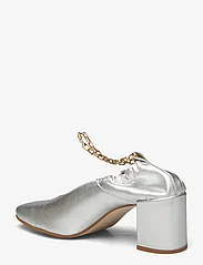 ALOHAS - Agent Anklet Shimmer Silver Leather Pumps - party wear at outlet prices - silver - 2