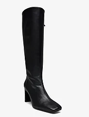 ALOHAS - Isobel Coffee Brown Leather Boots - knee high boots - black - 0