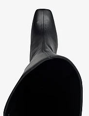ALOHAS - Isobel Coffee Brown Leather Boots - langskaftede støvler - black - 3