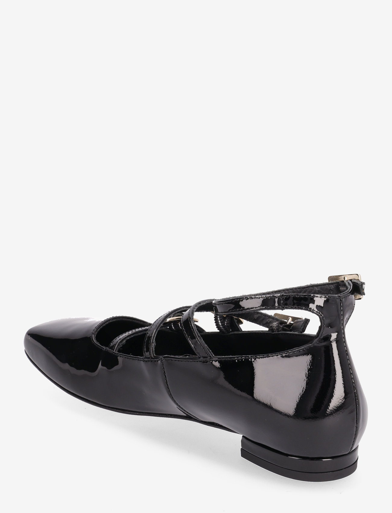 ALOHAS - Luke Leather Ballet Flats - erilised sündmused - onix black - 2