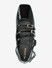 ALOHAS - Luke Onix Black Leather Ballet Flats - onix black - 3