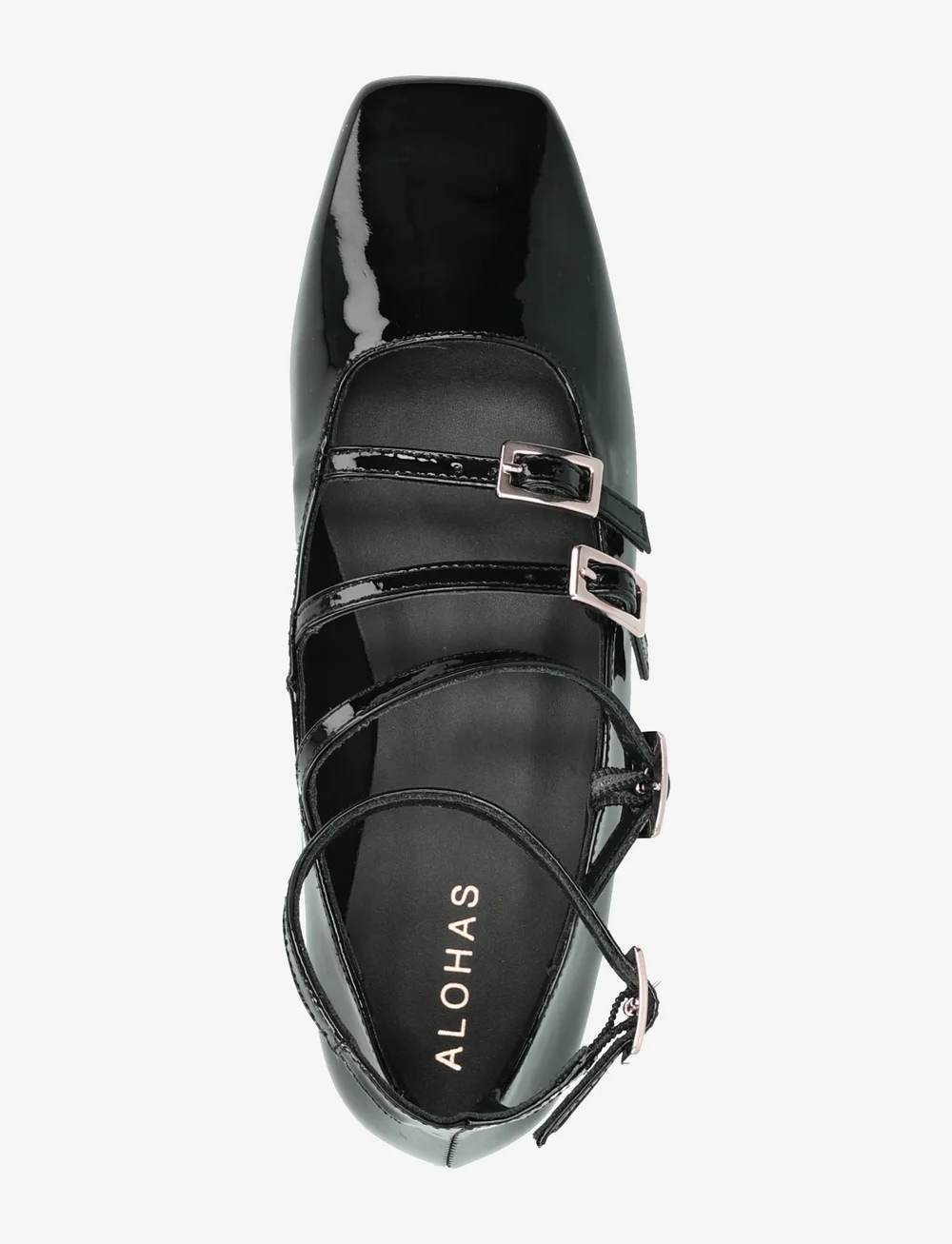 ALOHAS - Luke Leather Ballet Flats - erilised sündmused - onix black - 3