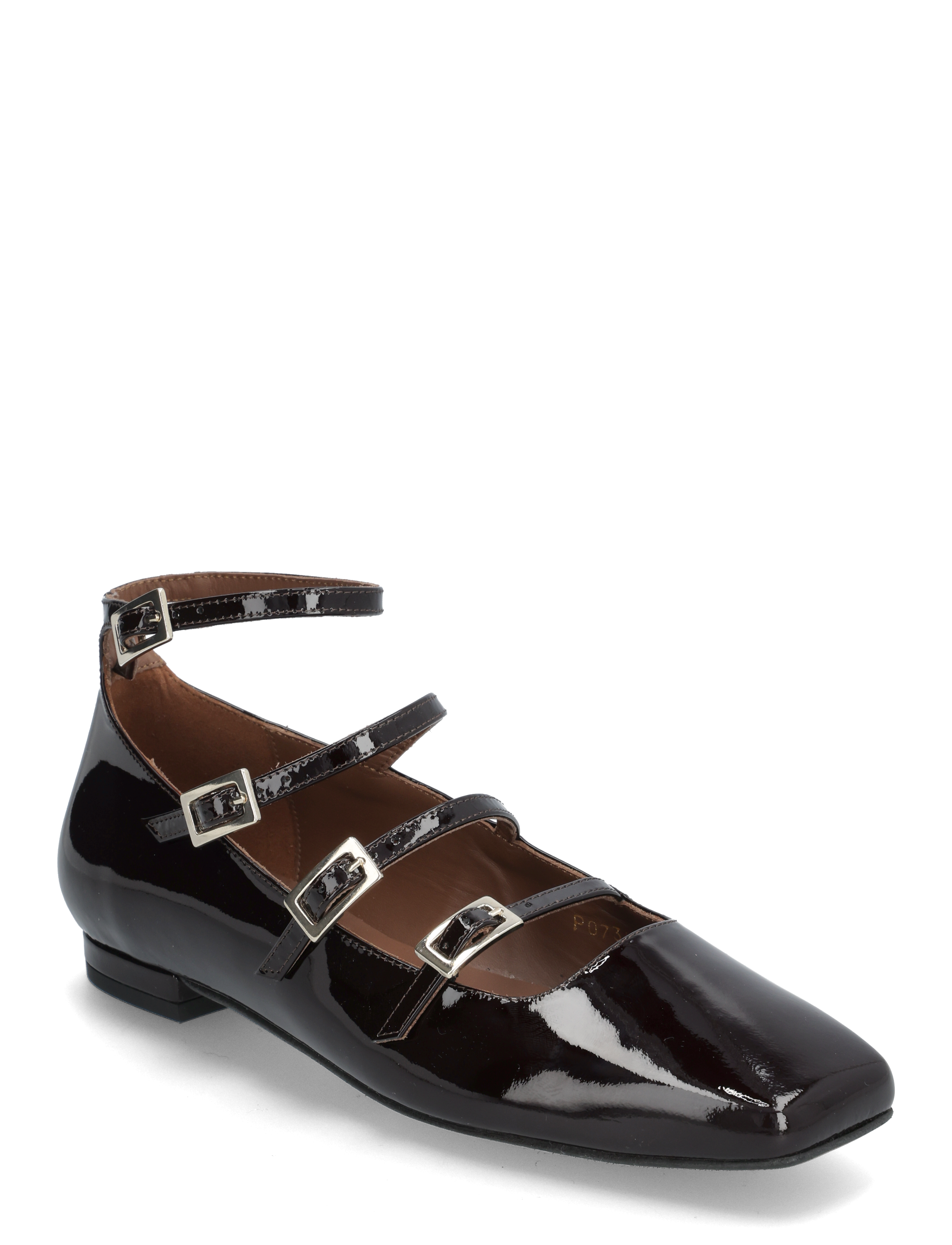ALOHAS Luke Leder Ballet Flats Schwarz - 41 - Damen