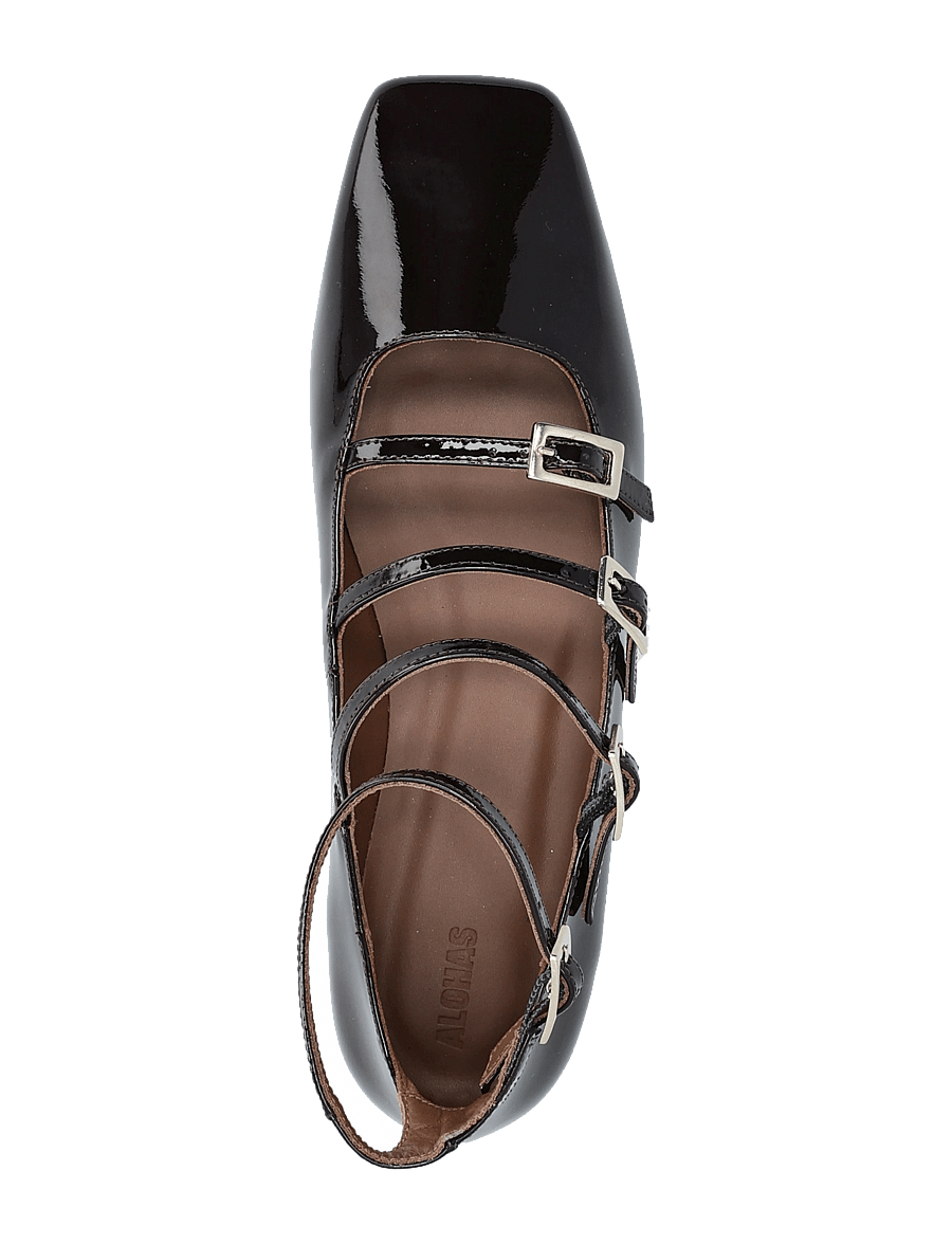 ALOHAS - Luke Leather Ballet Flats - ypatingos progos - onix coffee brown - 3