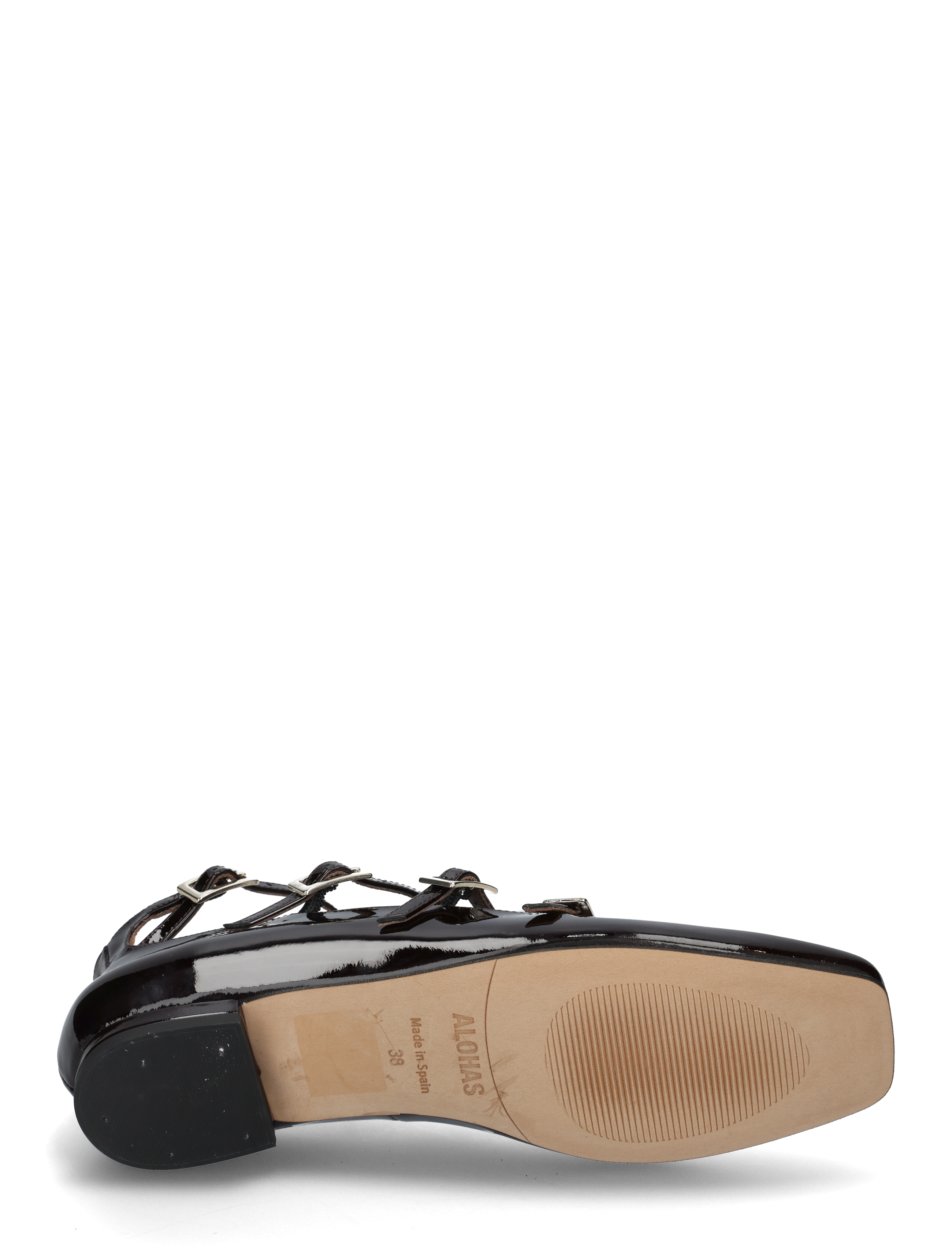 ALOHAS - Luke Leather Ballet Flats - erityistilaisuudet - onix coffee brown - 4