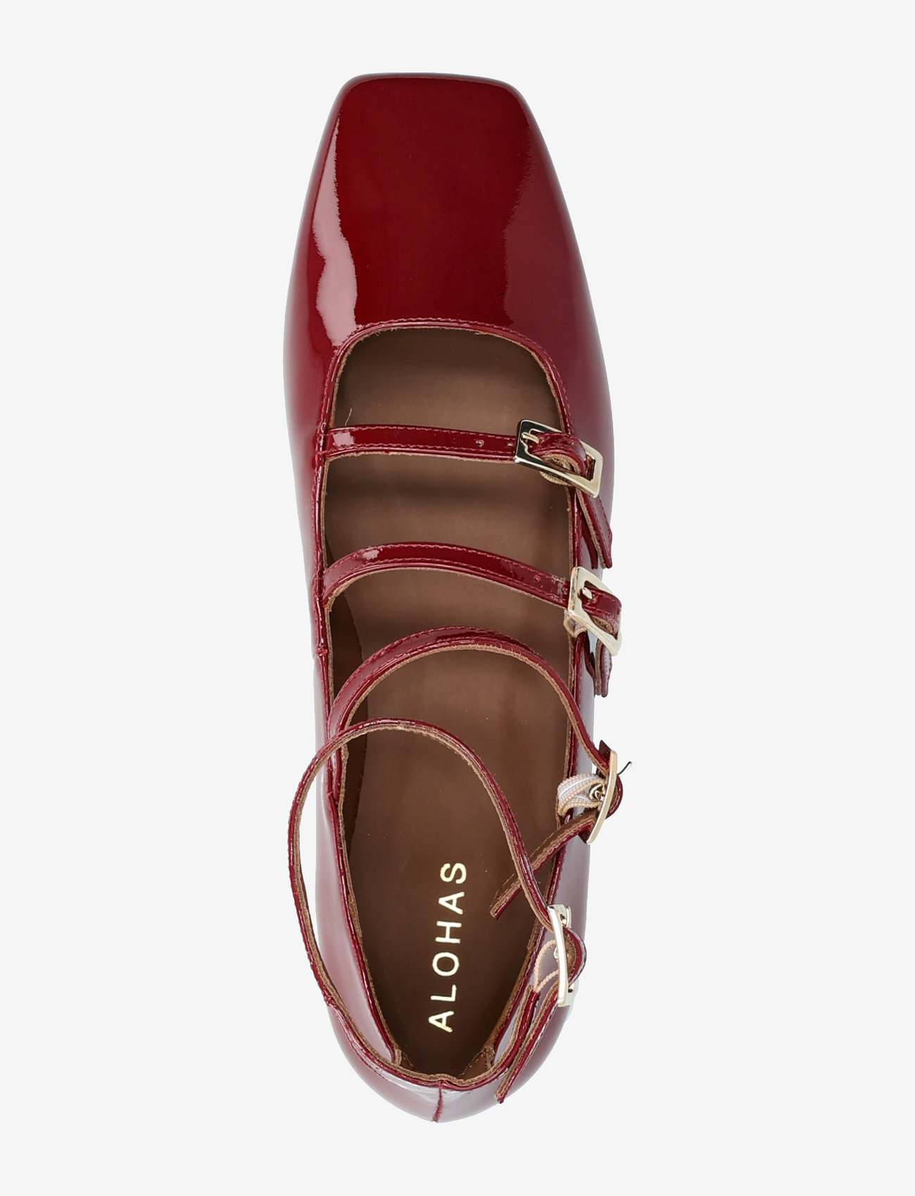 ALOHAS - Luke Leather Ballet Flats - besondere anlässe - onix wine burgundy - 3