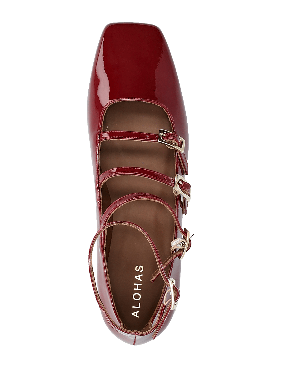 ALOHAS - Luke Leather Ballet Flats - special occasions - onix wine burgundy - 3
