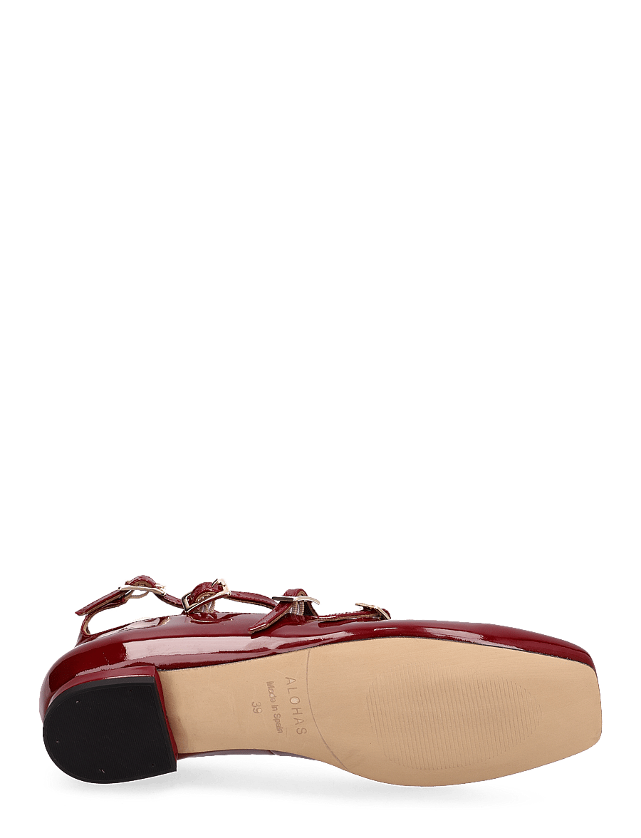 ALOHAS - Luke Leather Ballet Flats - special occasions - onix wine burgundy - 4