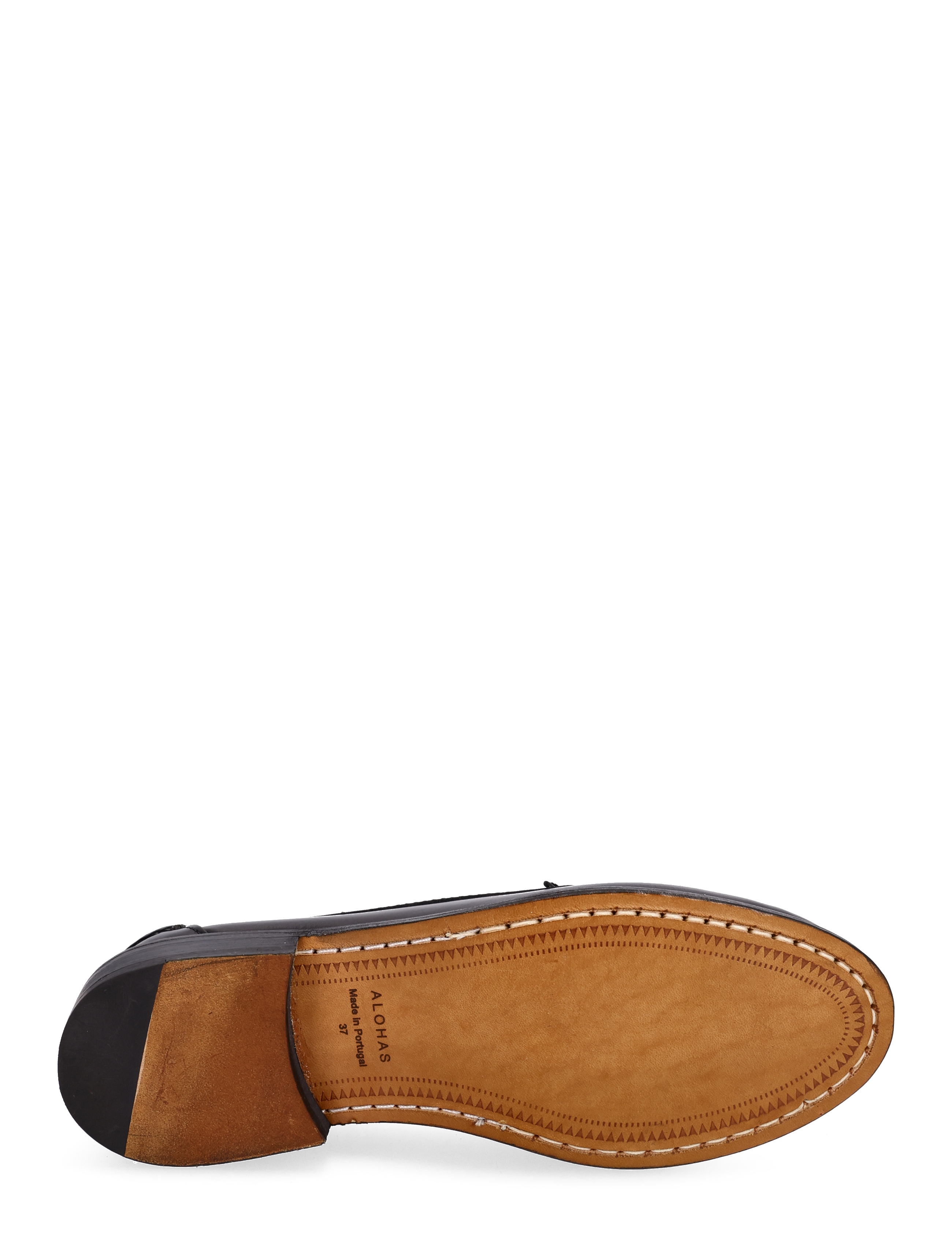 ALOHAS - Terrane Black Leather Loafers - black - 4