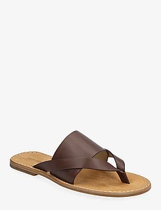 Eugene Brown Leather Sandals, ALOHAS