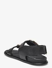 ALOHAS - Leone Black Leather Sandals - flache sandalen - black - 2
