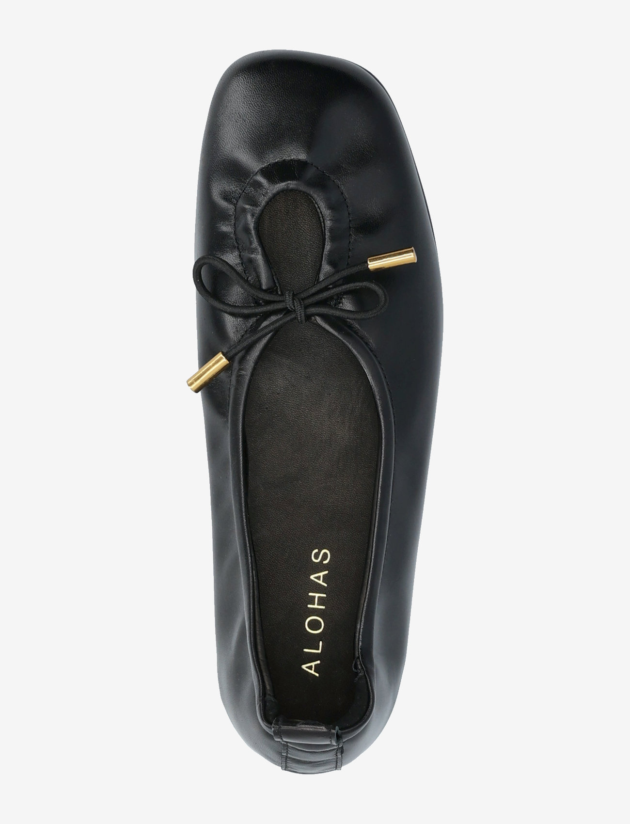 ALOHAS - Rosalind Red Leather Ballet Flats - særlige begivenheder - black - 3