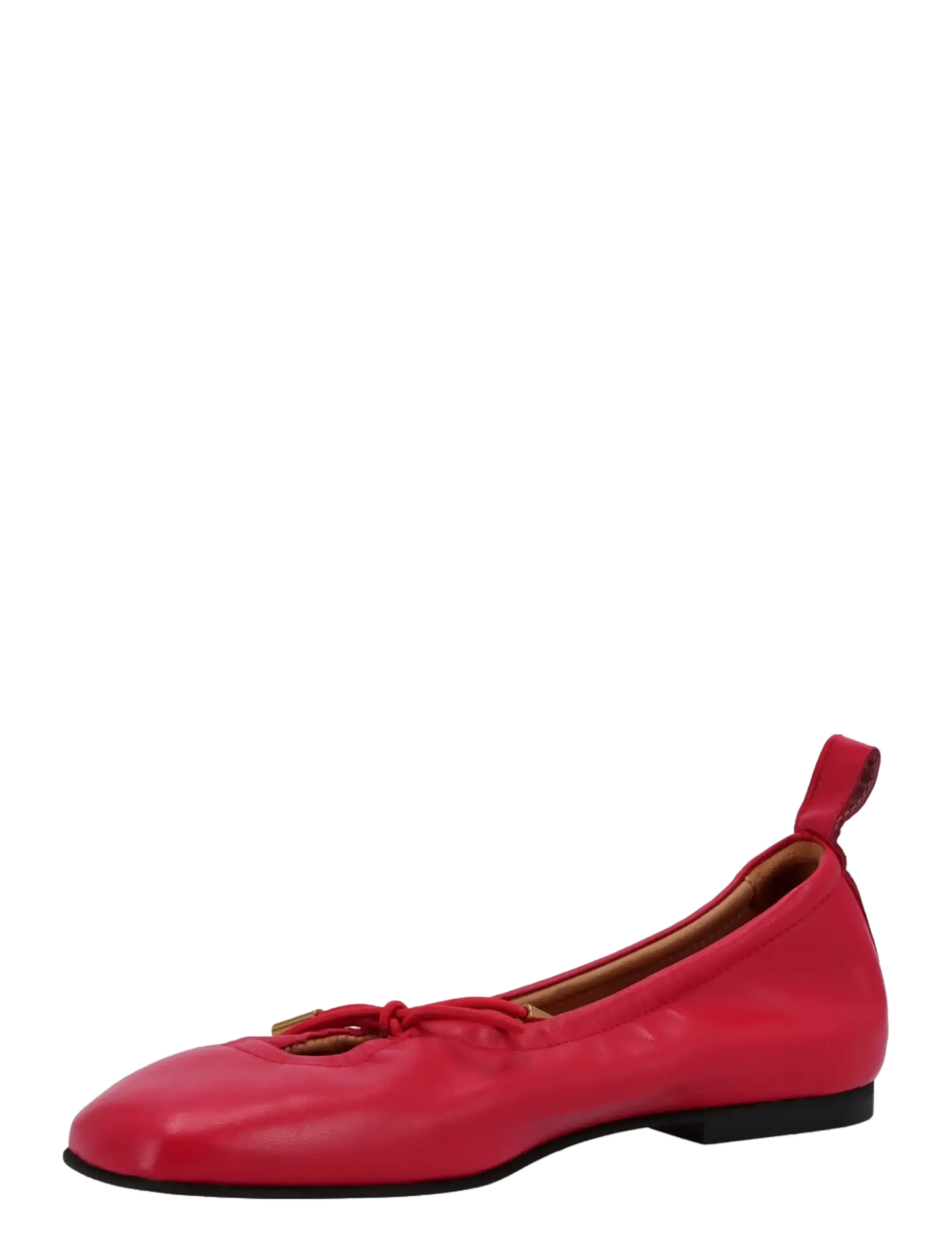 ALOHAS - Rosalind Black Leather Ballet Flats - special occasions - red - 4