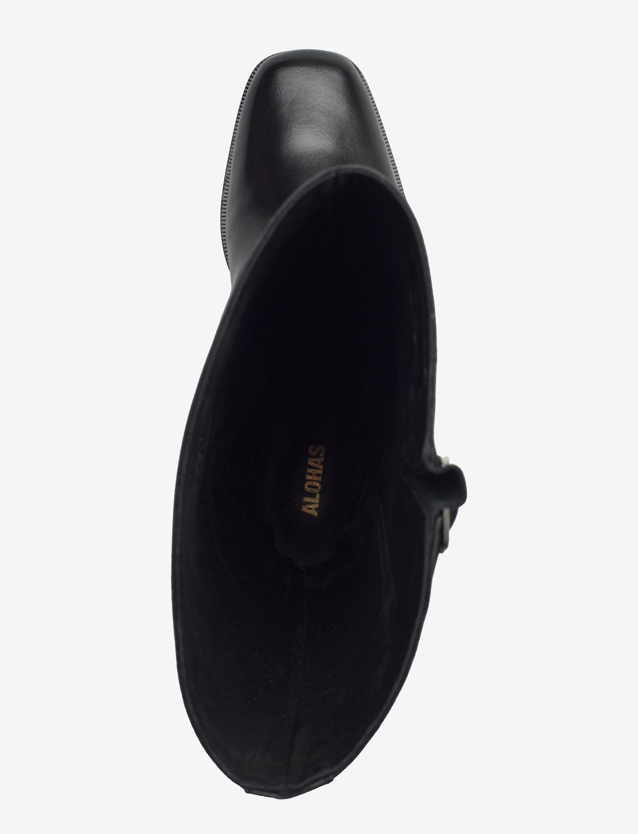 ALOHAS - Rocky Leather Boots - knähöga stövlar - black - 4