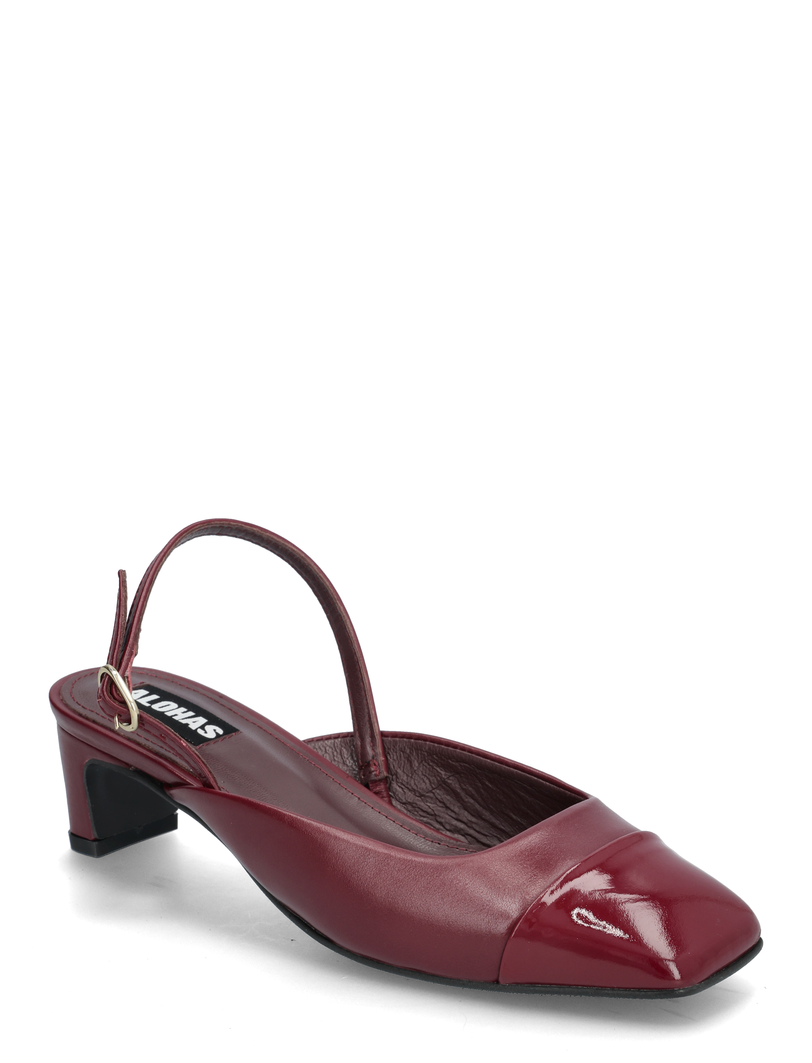 ALOHAS Lindy Leather Pumps - ALOHAS - BLISS BURGUNDY / burgundy