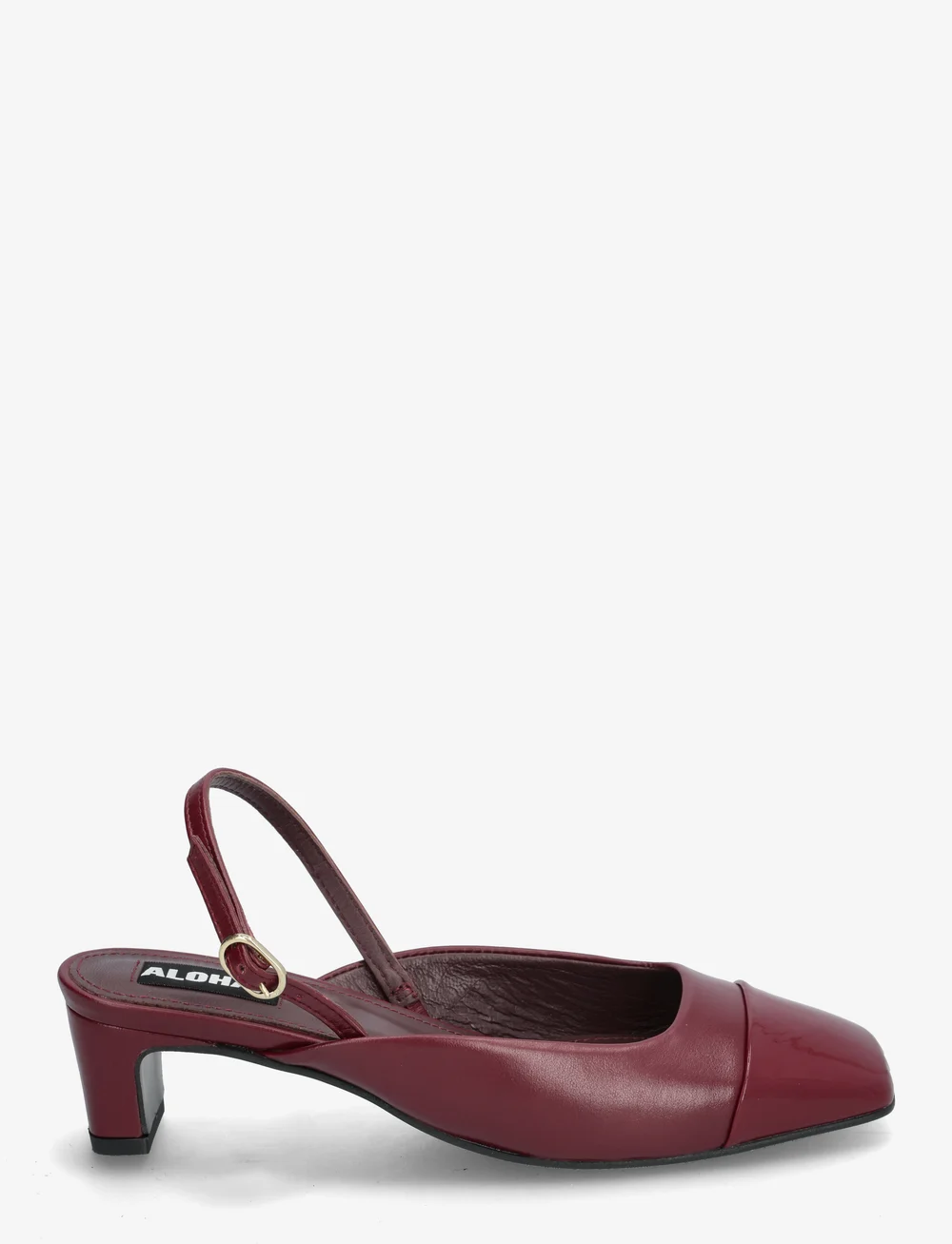 ALOHAS - Lindy Leather Pumps - högklackade slingbacks - bliss burgundy - 1