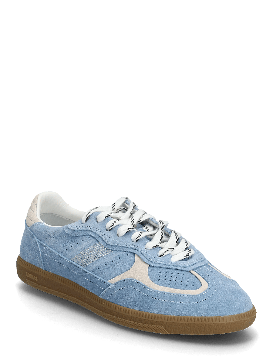 ALOHAS - Tb.490 Rife Chocolate Cream Leather Sneakers - sneakersy niskie - blue - 0