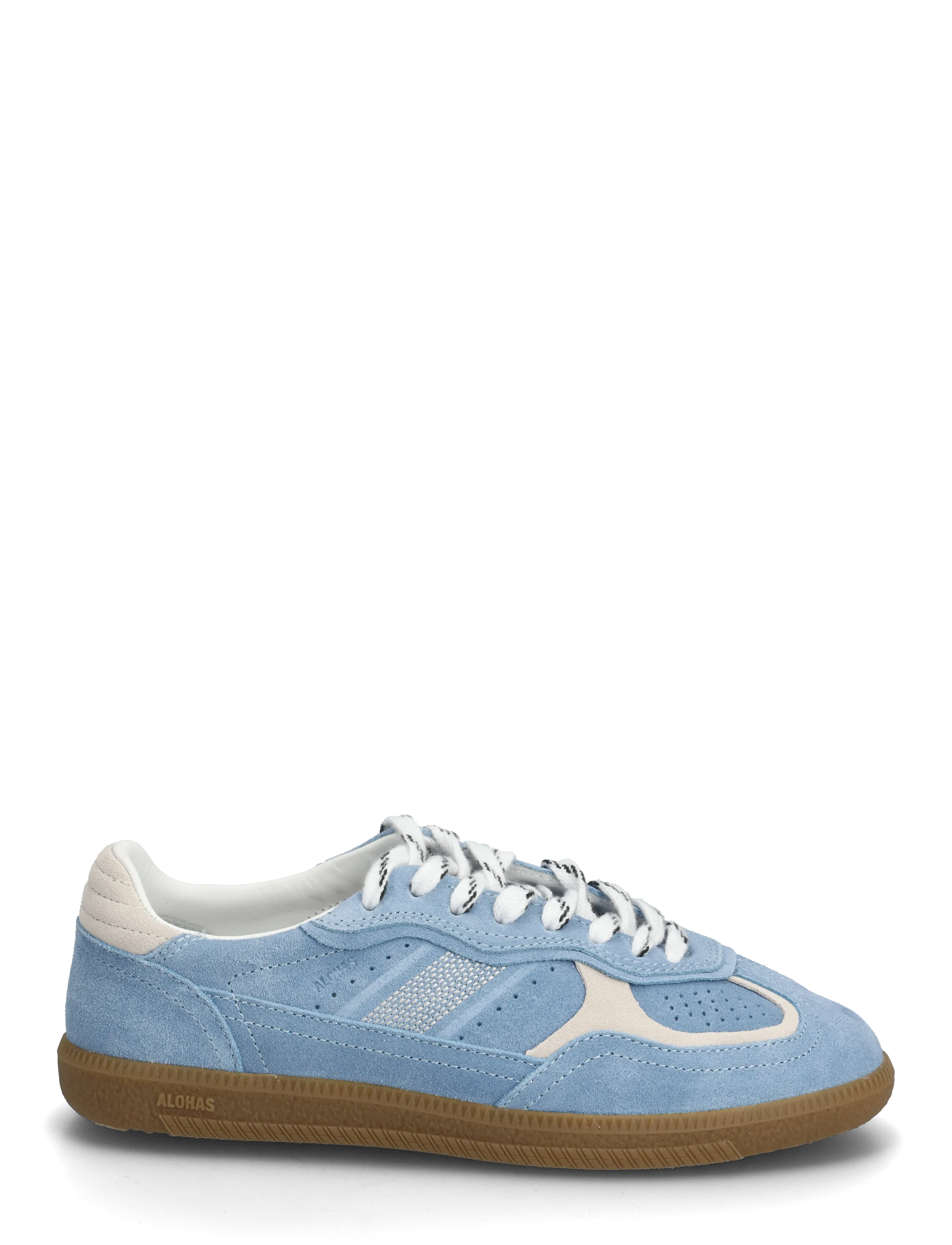 ALOHAS - Tb.490 Rife Chocolate Cream Leather Sneakers - sneakersy niskie - blue - 1