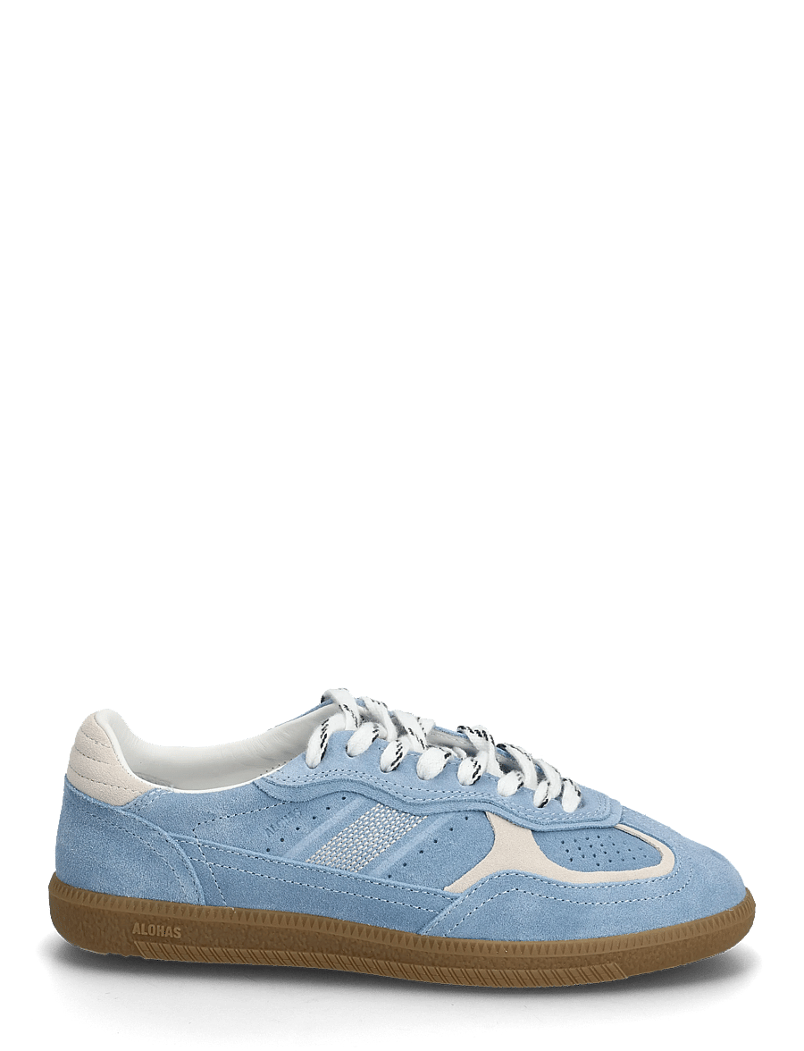 ALOHAS - Tb.490 Rife Chocolate Cream Leather Sneakers - sneakersy niskie - blue - 1