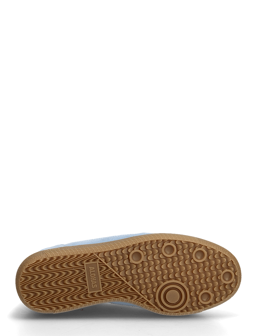 ALOHAS - Tb.490 Rife Chocolate Cream Leather Sneakers - sneakersy niskie - blue - 4