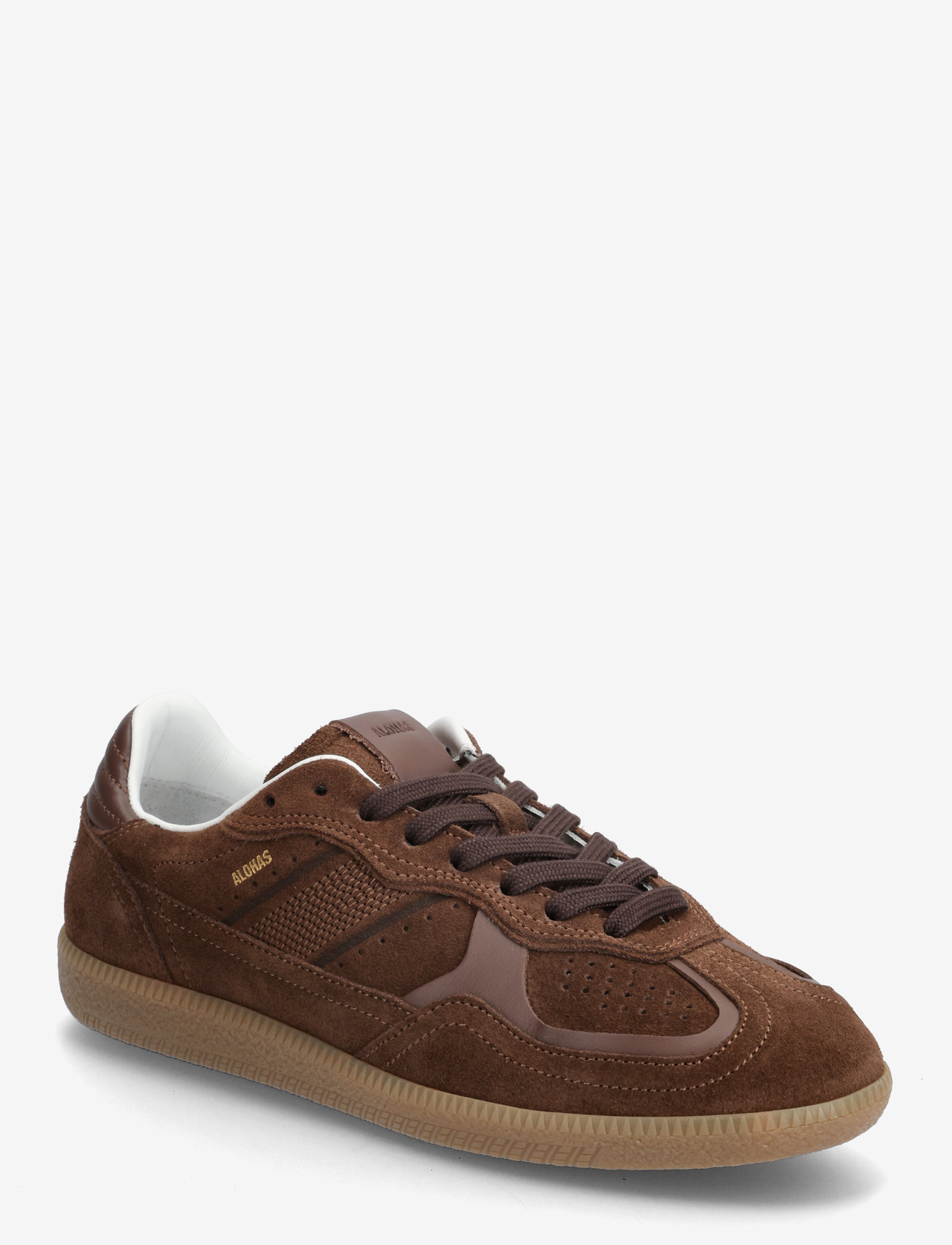 ALOHAS - Tb.490 Rife Burgundy Cream Leather Sneakers - låga sneakers - brown - 0