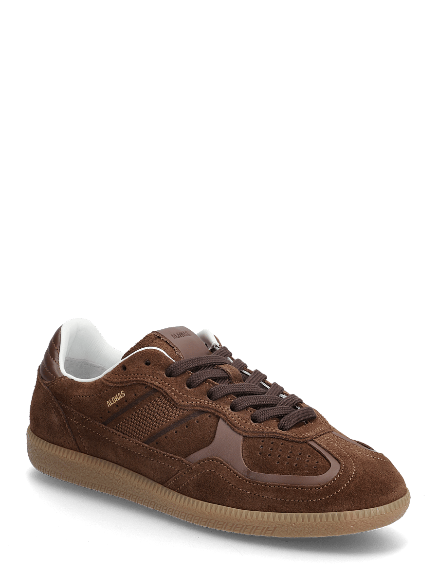 ALOHAS - Tb.490 Rife Chocolate Cream Leather Sneakers - baskets basses - brown - 1
