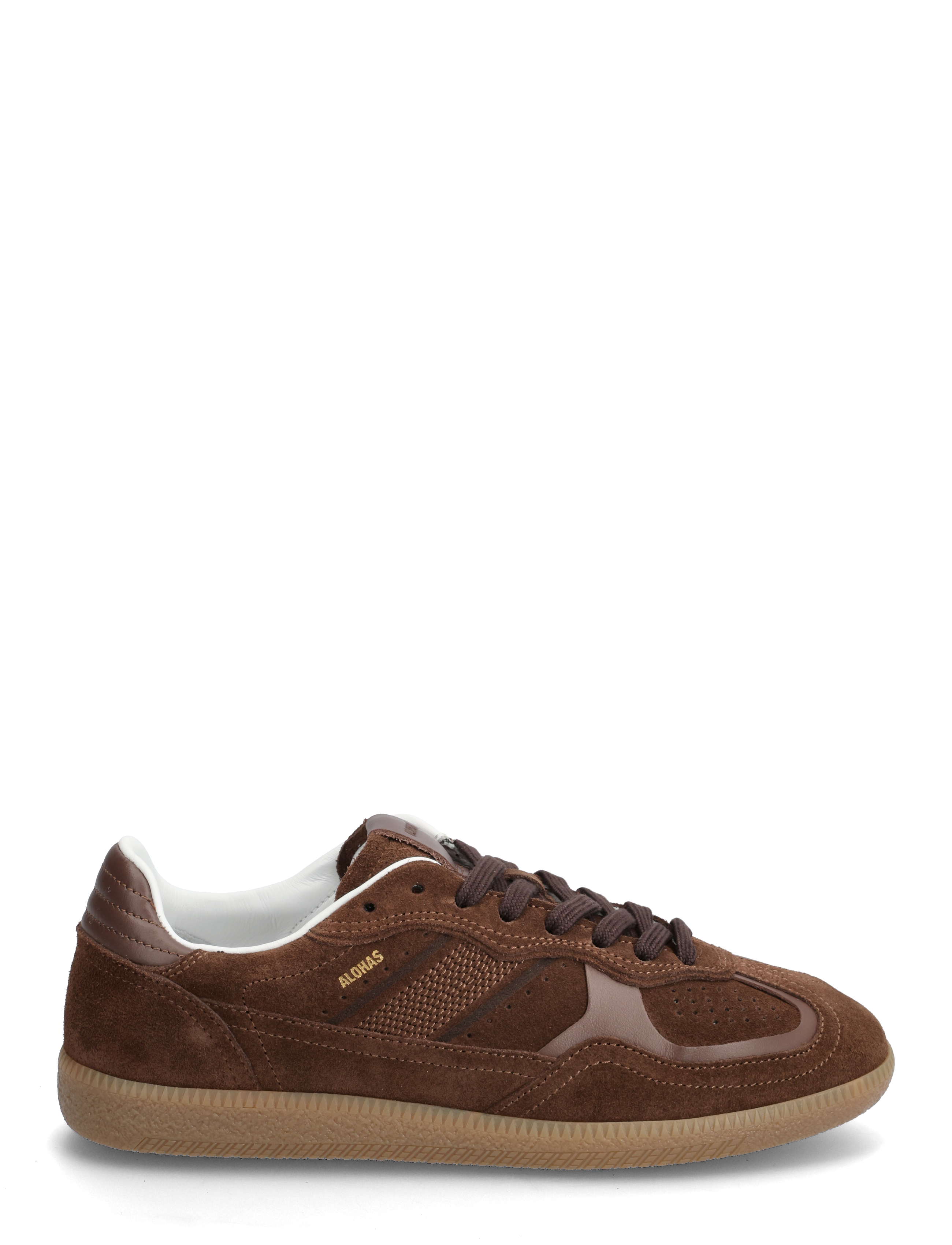 ALOHAS - Tb.490 Rife Chocolate Cream Leather Sneakers - baskets basses - brown - 2