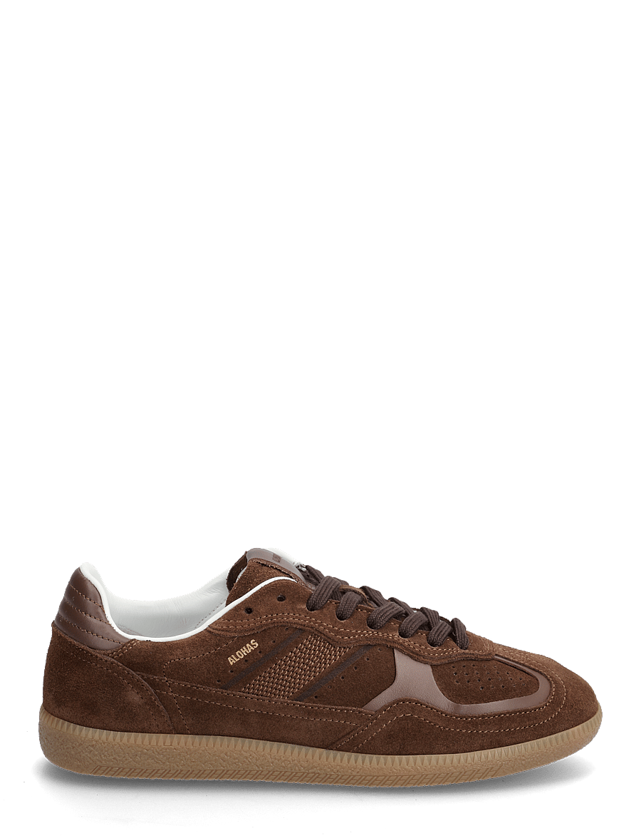 ALOHAS - Tb.490 Rife Chocolate Cream Leather Sneakers - baskets basses - brown - 2