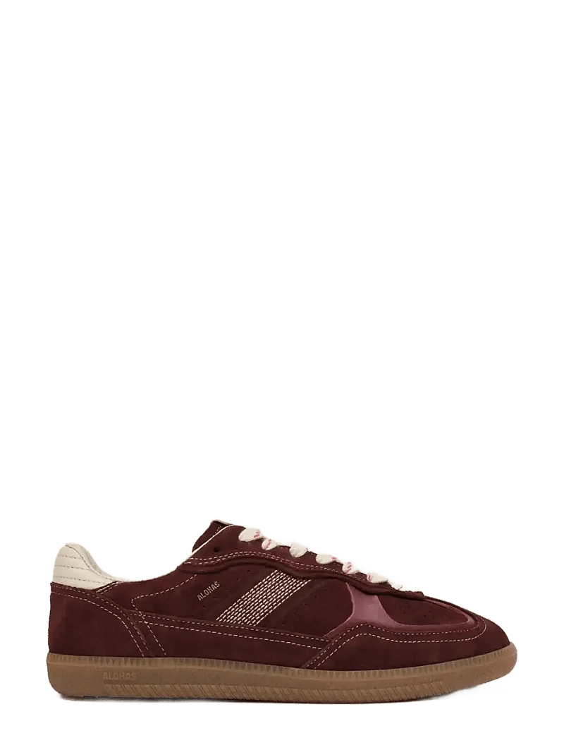 ALOHAS - Tb.490 Rife Chocolate Brown Leather Sneakers - niedrige sneakers - cream - 0