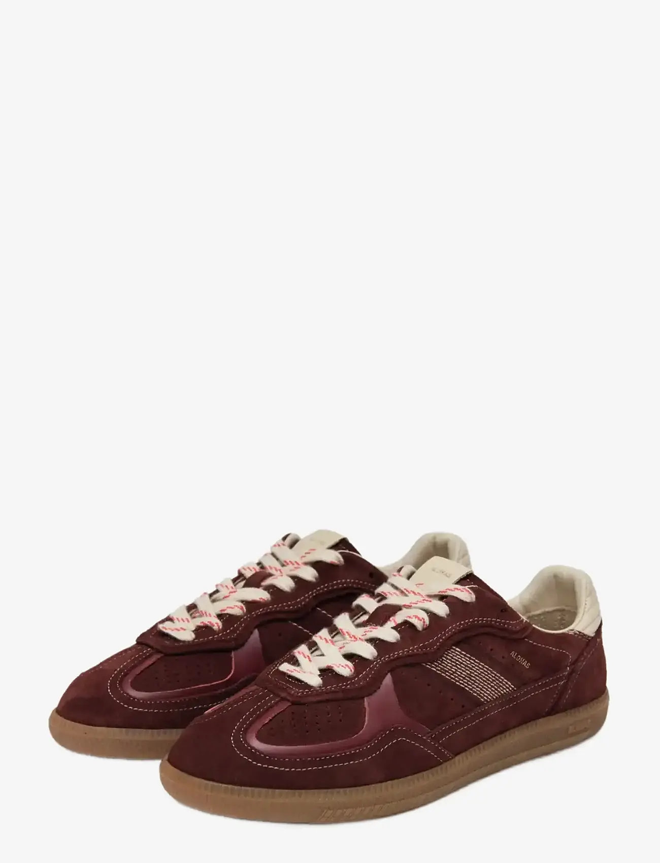 ALOHAS - Tb.490 Rife Chocolate Brown Leather Sneakers - niedrige sneakers - cream - 3