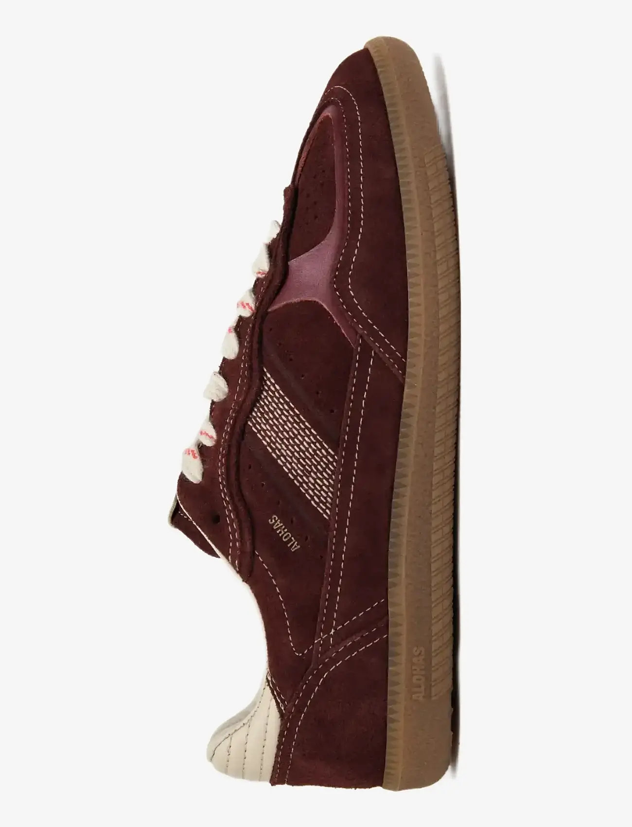ALOHAS - Tb.490 Rife Chocolate Cream Leather Sneakers - niedrige sneakers - dark burgundy - 2